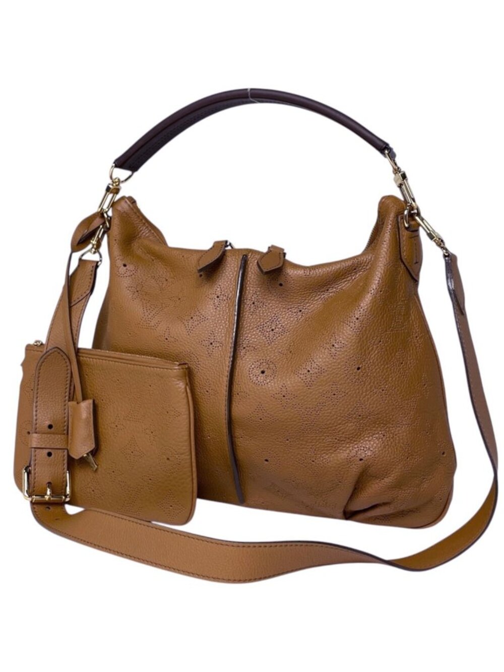 Louis Vuitton Selene PM Shoulder Bag 2-Way Monogram Mahina Glitter